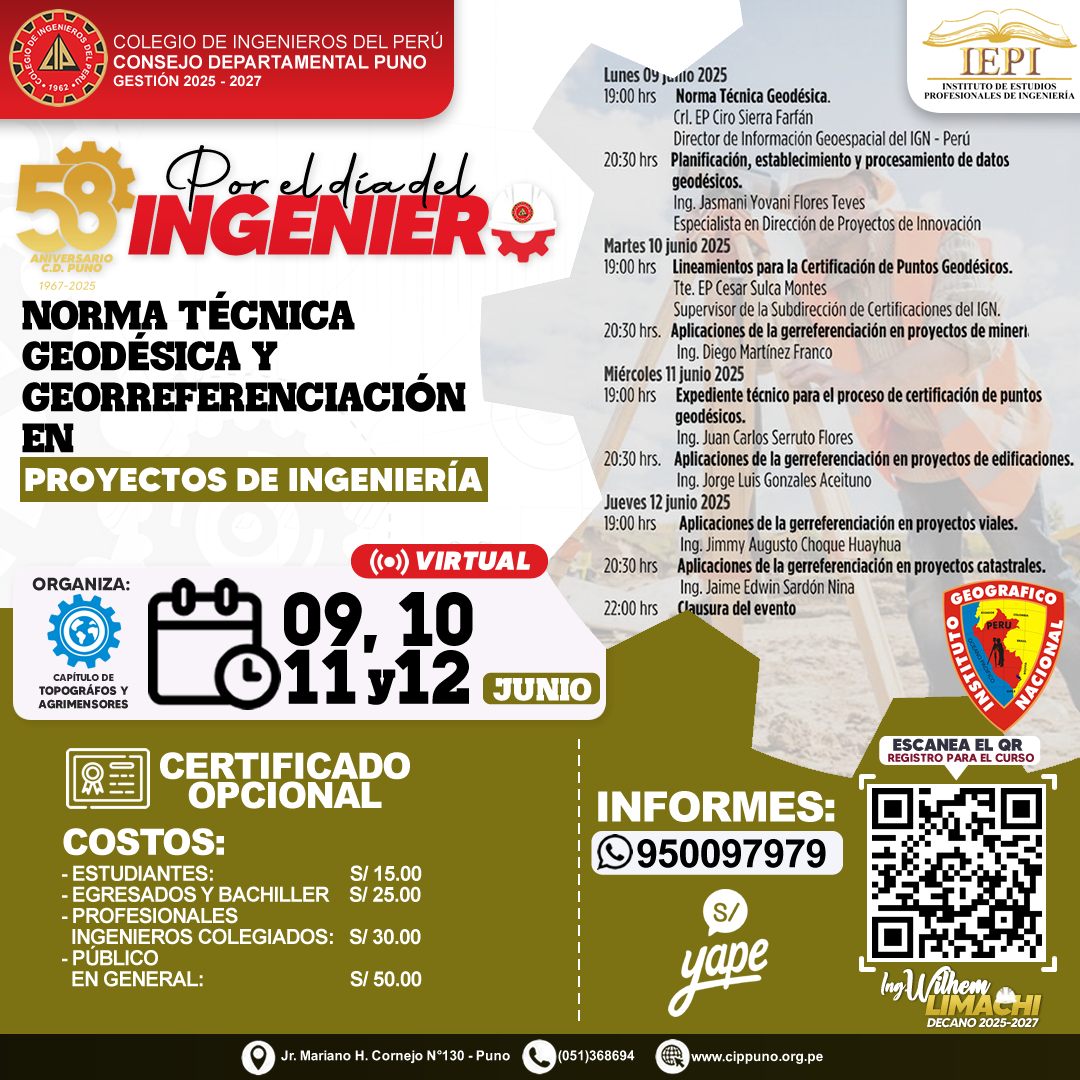 Banner del evento