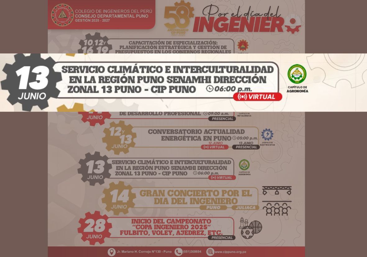 Banner del evento