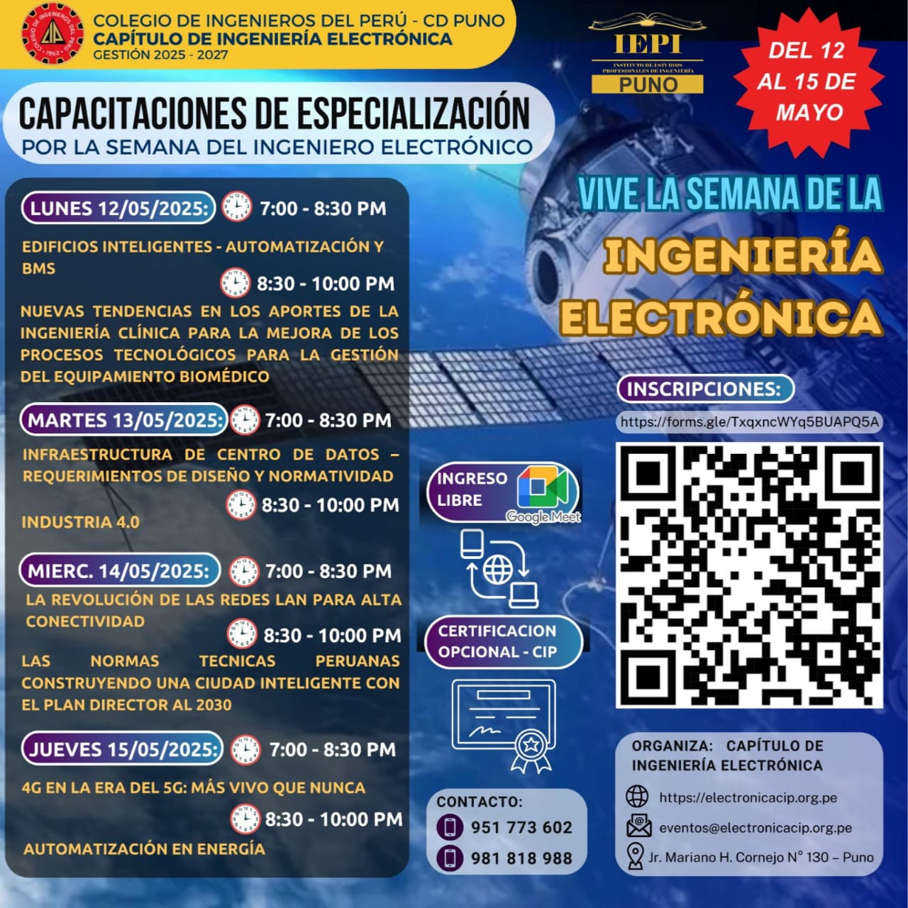Banner del evento