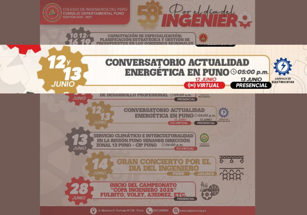 Banner del evento