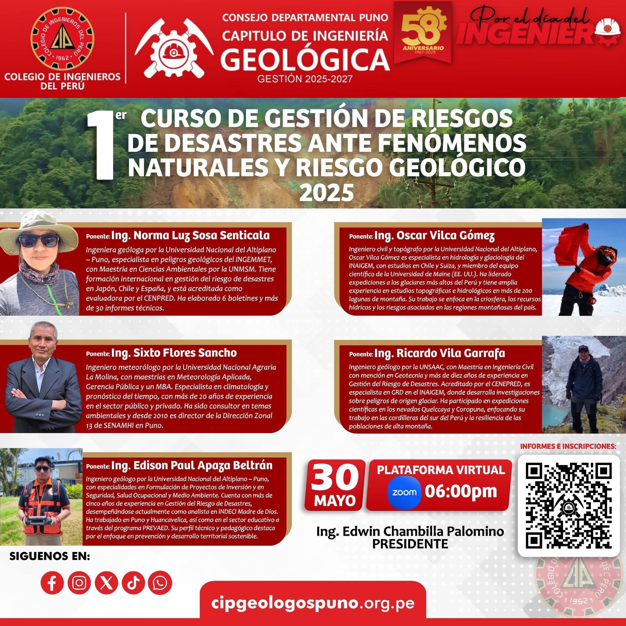 Banner del evento